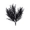 Black Glitter Rosemary Bush 13" | Holiday Floral Pick for Glam Decor-XX970402